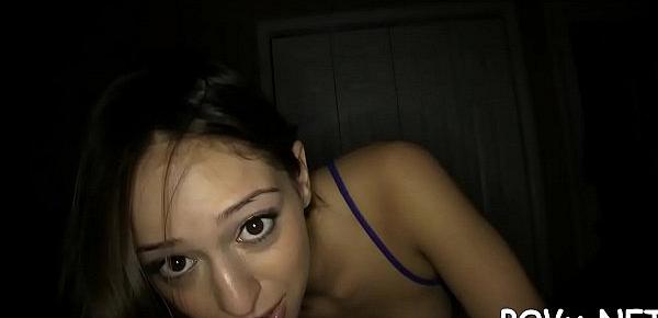  Horny chick organizes a hard fucking for herself with ease